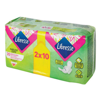 LIBRESSE дамски превръзки дуо 20броя natural care 