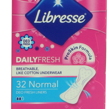 LIBRESSE дамски превръзки ежедневни 32 броя daily fresh