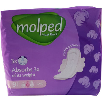 Molped класик дамски превръзки памучни 9 броя Molped класик дамски превръзки памучни 9 броя