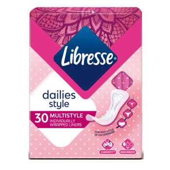 LIBRESSE ежедневни дамски превръзки, Multistyle, 30 броя