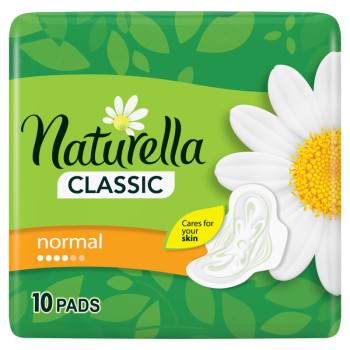 NATURELLA classic дамски превръзки, Normal, 10броя