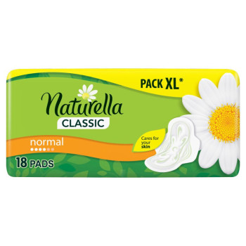 NATURELLA classic дамски превръзки, Normal, 18 броя