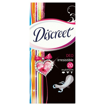 DISCREET ежедневни дамски превръзки, Неустоими, 20 броя