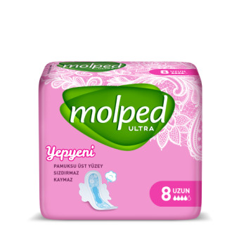 MOLPED дамски превръзки, Long, 8 броя MOLPED дамски превръзки, Long, 8 броя
