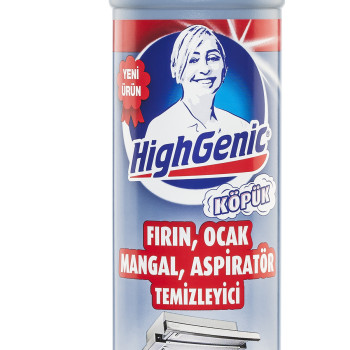 HIGHGENIC почистваща пяна за фурни,скари,аспиратори,аспи