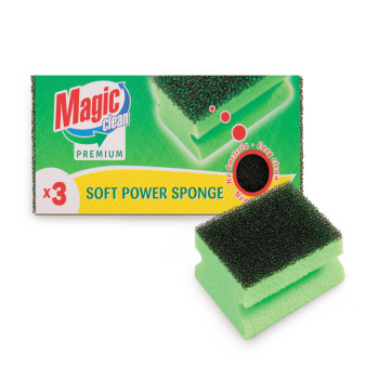MAGIC CLEAN premium с грип мека мощ, 3броя MAGIC CLEAN premium с грип мека мощ, 3броя