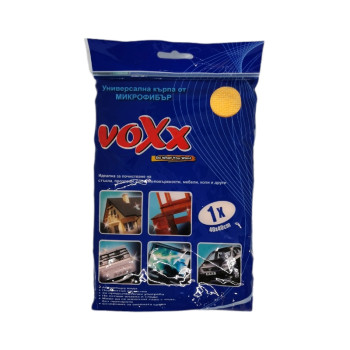 VOXX микрофибърна кърпа, Универсална, 40х40см, 1 брой VOXX микрофибърна кърпа, Универсална, 40х40см, 1 брой