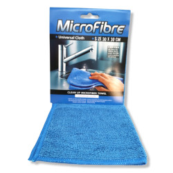 MICROFIBRE микрофибърна кърпа, Универсална, Синя, 30х30см, 1 брой