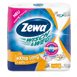 ZEWA кухнеска ролка. Wisch & Weg, Design, 2 броя