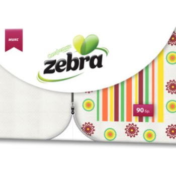 ZEBRA салфетки, Eazy open микс, 90 броя 