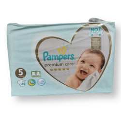 PAMPERS premium care бебешки пелени, Номер 5, 11-16кг, 44броя