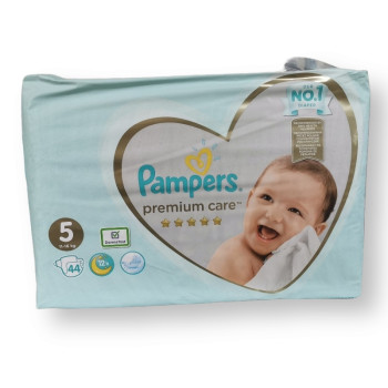 PAMPERS premium care бебешки пелени, Номер 5, 11-16кг, 44броя PAMPERS premium care бебешки пелени, Номер 5, 11-16кг, 44броя