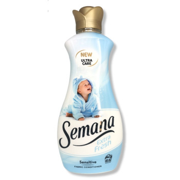 SEMANA омекотител за пране, Extra fresh, Sensitive, 68 пранета, 1700мл SEMANA омекотител за пране, Extra fresh, Sensitive, 68 пранета, 1700мл