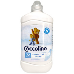 COCCOLINO омекотител, Sensitive Pure, 72 пранета, 1.80 литра