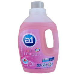 A1 течен перилен препарат за цветно пране, 1.5л, 20пр