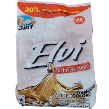 ELVI прах за цветно пране 2кг, Exclusive Shine ELVI прах за цветно пране 2кг, Exclusive Shine