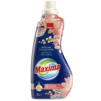 Sano maxima омекотител за пране 1 литър за 50пр, Wild Pearl