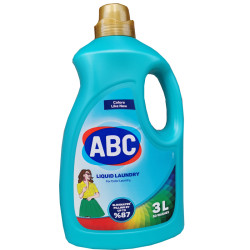 ABC течен перилен препарат за цветно пране, 50 пранета, 3 литра