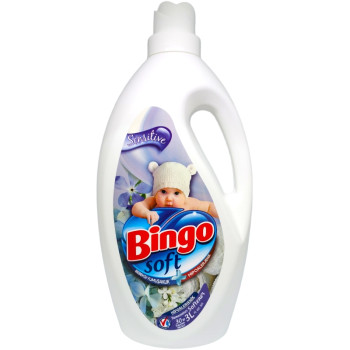 BINGO soft омекотител за пране, Sensitive, 3 литра BINGO soft омекотител за пране, Sensitive, 3 литра