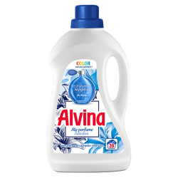 ALVINA течен перилен препарат, Parfume collection, Цветно пране, La mode, 20 пранета, 1100мл