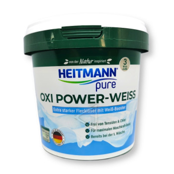 HEITMANN препарат против петна за бяло пране, Oxi power white, 500гр