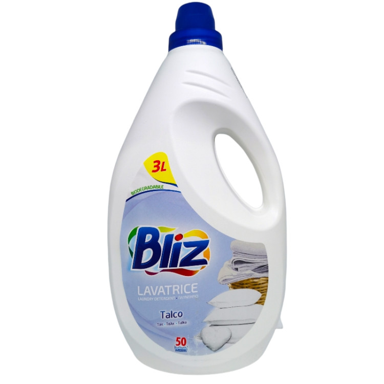 BLIZ течен перилен препарат, Бяло пране, Talco, 50 пранета, 3 литра
