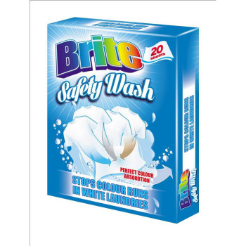 Brite цветоулавящи кърпи за бяло пране, 20бр Brite цветоулавящи кърпи за бяло пране, 20бр