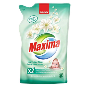 SANO maxima омекотител плик 1000мл, Baby aloe vera