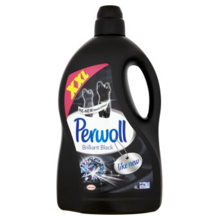 PERWOLL течен перилен препарат за черни дрехи, 66 пранета, 4 литра