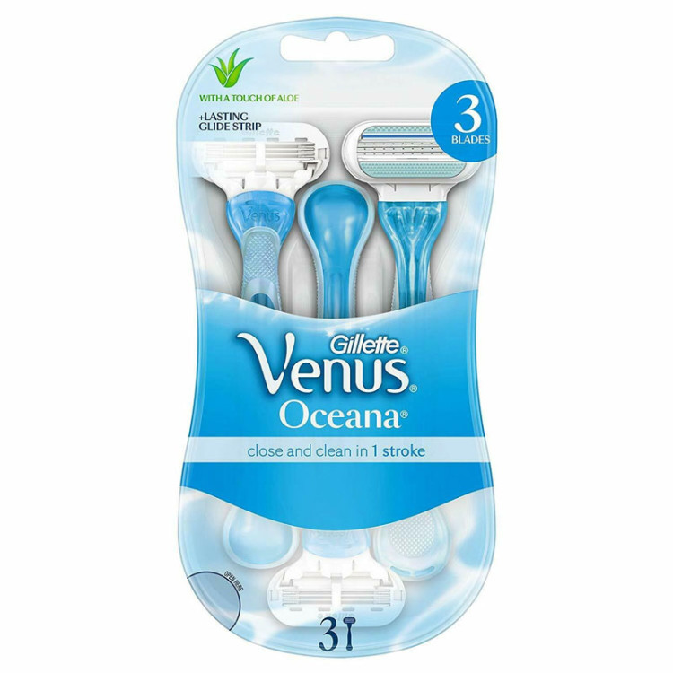 GILLETTE venus самобръсначки дамски, Oceana, 3 броя