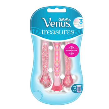 GILLETTE venus самобръсначки дамски, Treasures, 3 броя GILLETTE venus самобръсначки дамски, Treasures, 3 броя