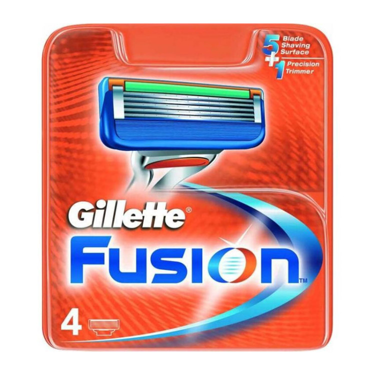GILLETTE резервни ножчета, Fusion 5, 4 броя