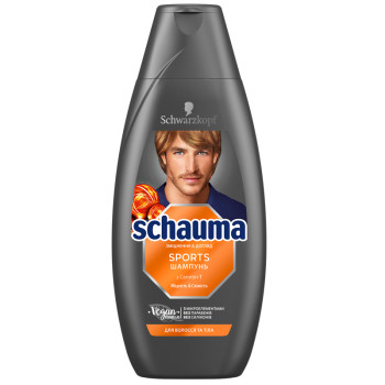 SCHAUMA шампоан мъжки, Sport , 400мл SCHAUMA шампоан мъжки, Sport , 400мл