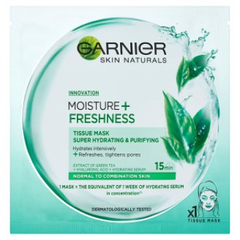 GARNIER памучна маска за лице, Нормална към комбинирана кожа, 28гр GARNIER памучна маска за лице, Нормална към комбинирана кожа, 28гр