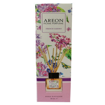 Areon домашен парфюм с клечки 50мл, French Garden Areon домашен парфюм с клечки 50мл, French Garden