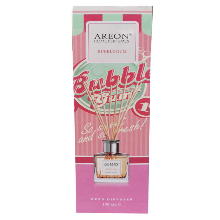 Areon домашен парфюм с клечки 150мл, Bubble gum
