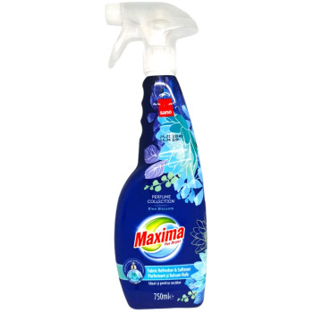 SANO ароматизатор спрей за дрехи и тъкани с парфюм, Maxima, Blue Blossom, 750мл SANO ароматизатор спрей за дрехи и тъкани с парфюм, Maxima, Blue Blossom, 750мл
