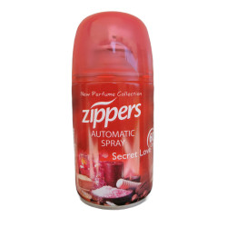 ZIPPERS ароматизатор, Пълнител за машинка, Secret love, 260мл