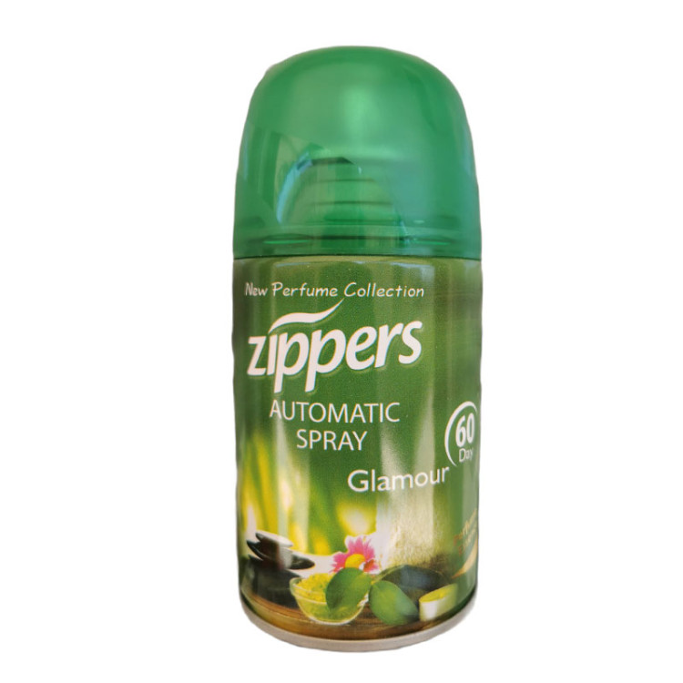 ZIPPERS ароматизатор, Пълнител за машинка, Glamour, 260мл