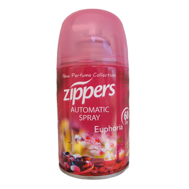 ZIPPERS ароматизатор, Пълнител за машинка, Euphoria, 260мл