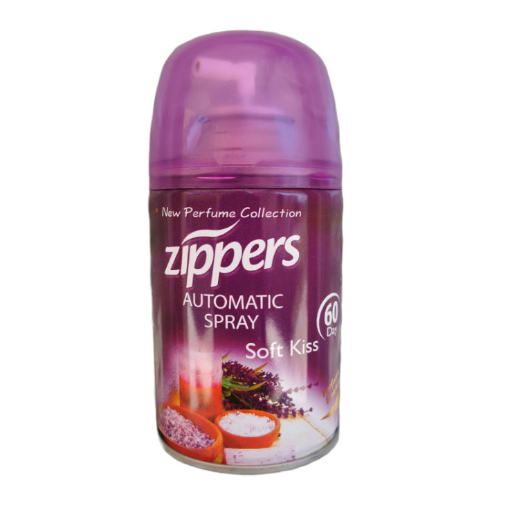 ZIPPERS ароматизатор, Пълнител за машинка, Soft kiss, 260мл