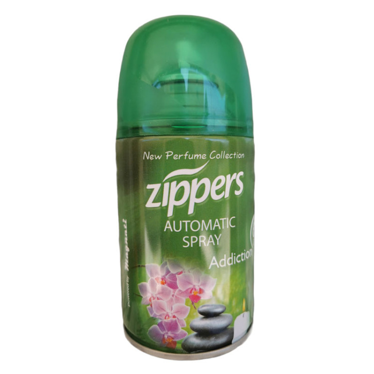 ZIPPERS ароматизатор, Пълнител за машинка, Adiction, 260мл