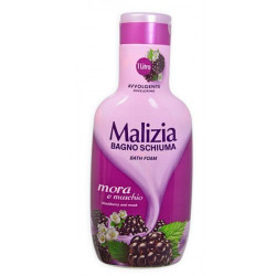 MALIZIA душ-гел пяна за вана, Горски плодове, 1литър
