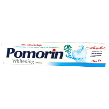 POMORIN паста за зъби, Избелваща, 100мл POMORIN паста за зъби, Избелваща, 100мл