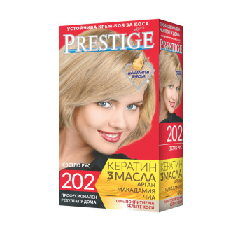 PRESTIGE боя за коса, Светло рус, Номер 202