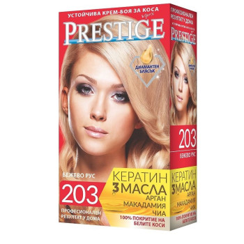 PRESTIGE боя за коса, Бежево рус, Номер 203