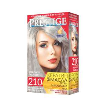 PRESTIGE боя за коса, Сребристо платинен, Номер 210