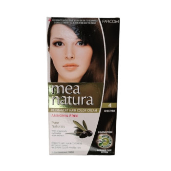 MEA NATURA боя за коса, Без амоняк, номер 4, Кестеняво MEA NATURA боя за коса, Без амоняк, номер 4, Кестеняво
