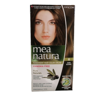 MEA NATURA боя за коса, Без амоняк, номер 6, Тъмно русо MEA NATURA боя за коса, Без амоняк, номер 6, Тъмно русо