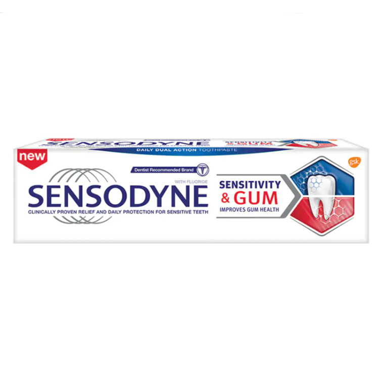 SENSODYNE паста за зъби, Sensitivity & gum, 75мл